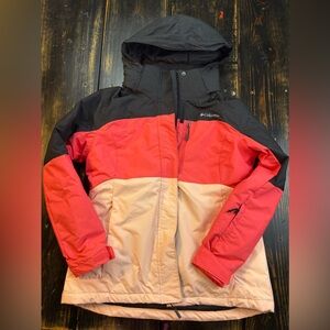 Columbia Omni-Heat Hooded Ski Jacket Womens Large